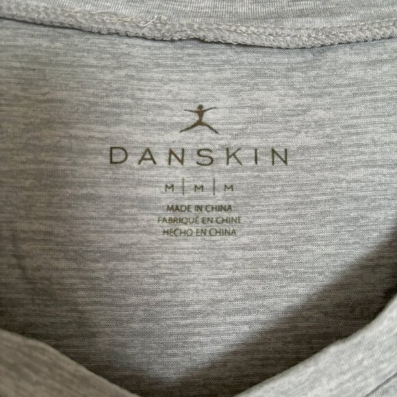 Danskin Grey Top Size M - Picture 2 of 2
